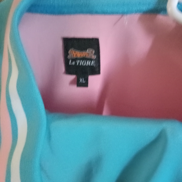 Pink/blue & white Letigre tracksuit..XL jacket pants are large. - Picture 4 of 9